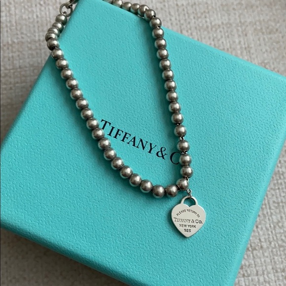 ** ⭐️SOLD⭐️** Tiffany & Co. Bead Heart Bracelet - Picture 6 of 7